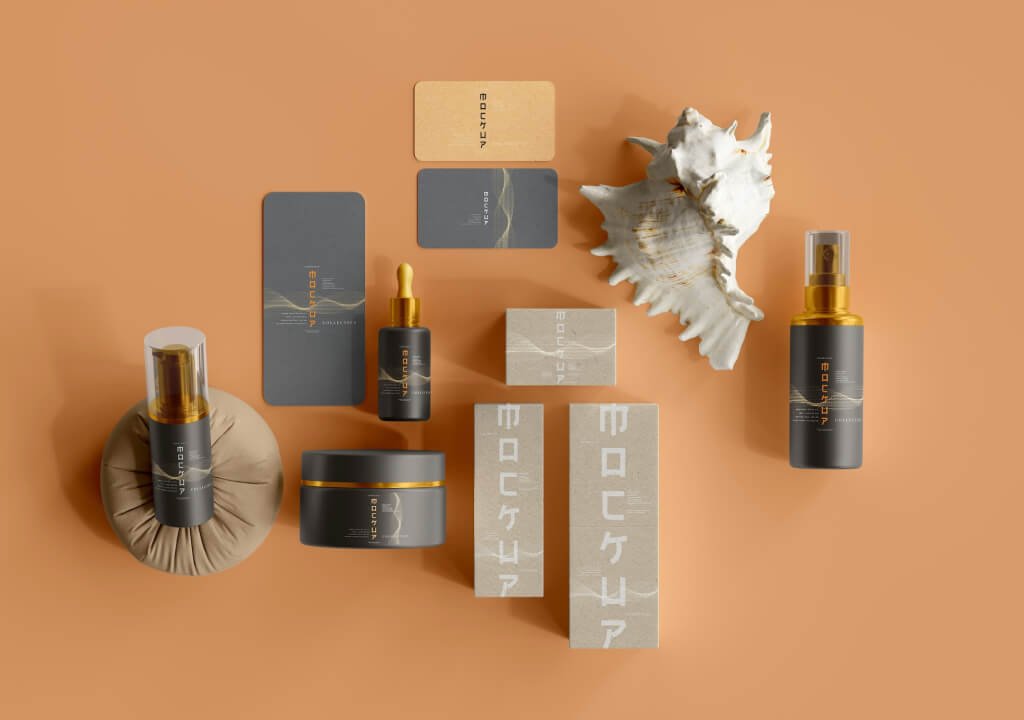 Beauty Product Packaging Mockup downloadable design resource image 21